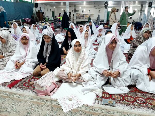 دومین روز از اعتکاف دانش‌آموزی در مسجد امام حسن شهرستان گالیکش