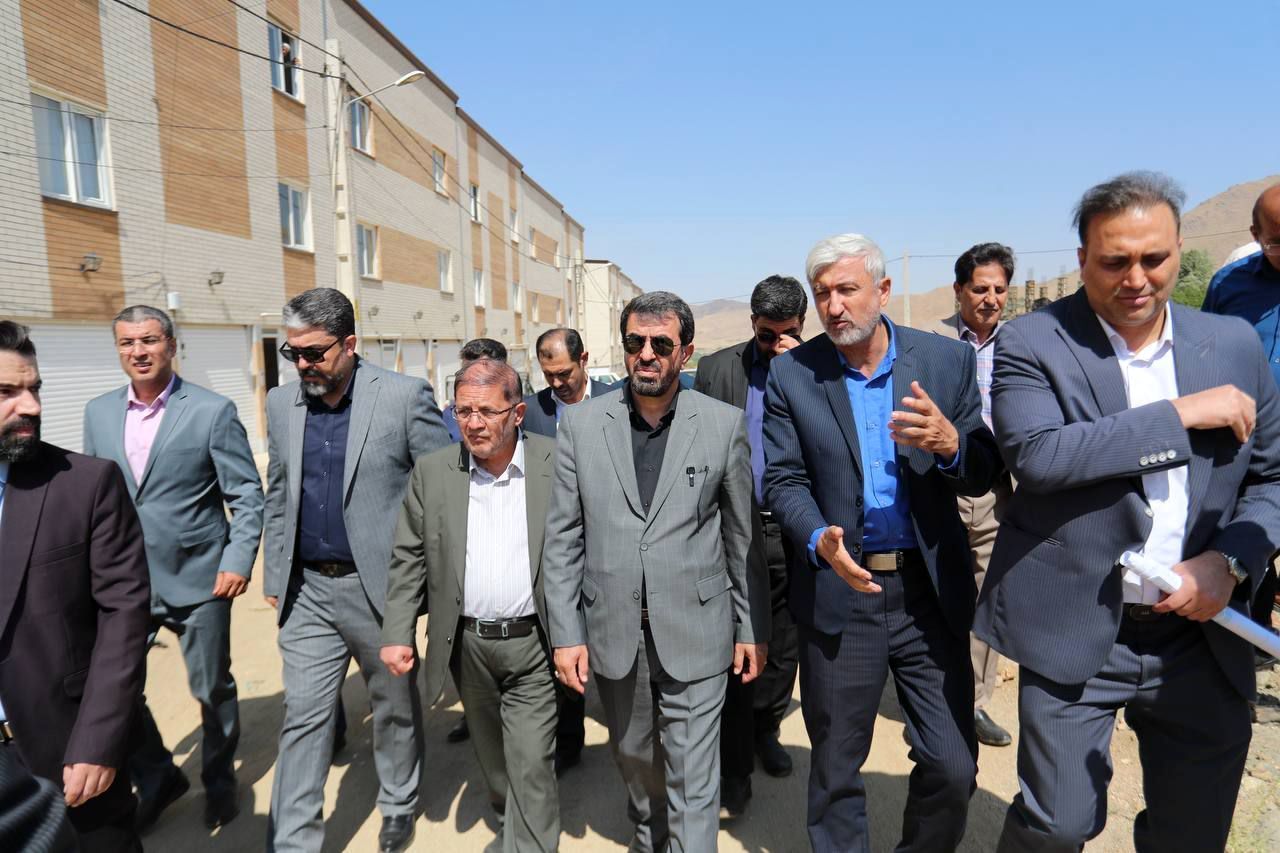 بازدید میدانی استاندار همدان از سد مخزنی خرم‌رود تویسرکان