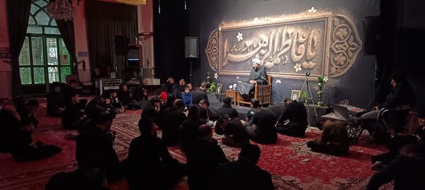 مراسم سینه زنی و دهه دوم فاطمیه در حسینیه شیرزاد نیشابور 