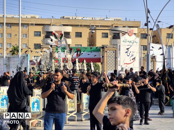 گلستان شهدا میزبان کاروان تاسوعای حسینی شد