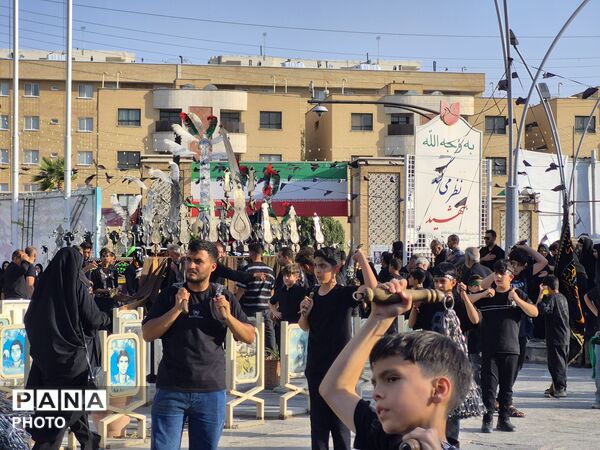 گلستان شهدا میزبان کاروان تاسوعای حسینی شد