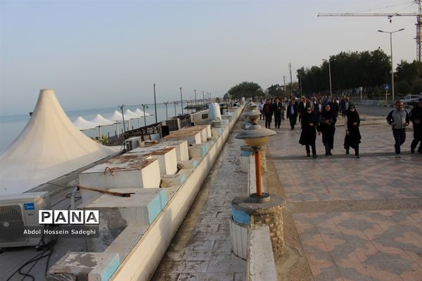 پیاده‌روی کارکنان اداره‌کل آموزش و پرورش استان بوشهر