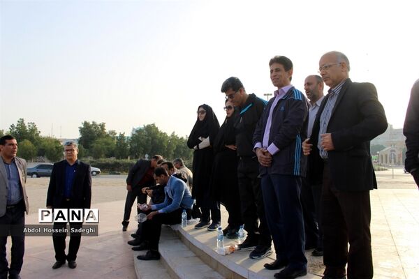پیاده‌روی کارکنان اداره‌کل آموزش و پرورش استان بوشهر