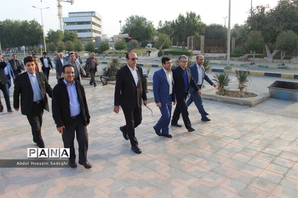 پیاده‌روی کارکنان اداره‌کل آموزش و پرورش استان بوشهر