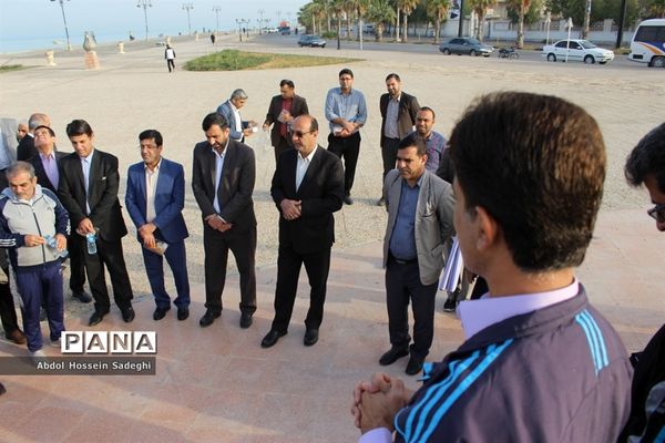 پیاده‌روی کارکنان اداره‌کل آموزش و پرورش استان بوشهر