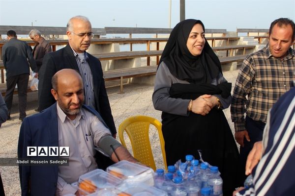 پیاده‌روی کارکنان اداره‌کل آموزش و پرورش استان بوشهر