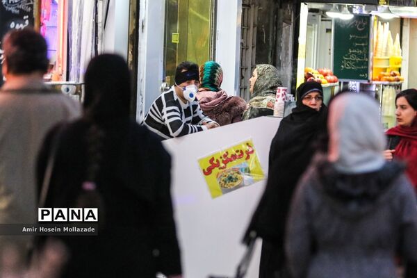 ماسک میهمان بازار شب عید