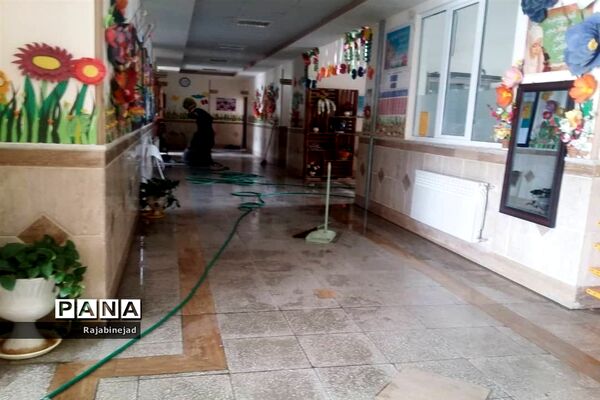ضدعفونی وگندزدایی مدارس ابرکوه