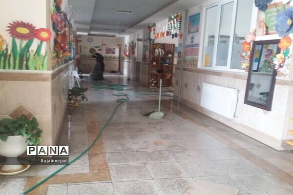 ضدعفونی وگندزدایی مدارس ابرکوه