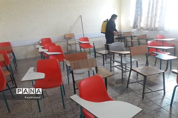 ضدعفونی وگندزدایی مدارس ابرکوه