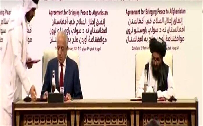 آمریکا و طالبان توافق صلح امضا کردند