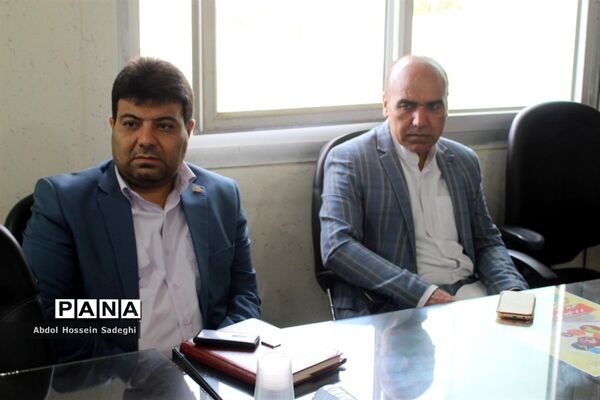 جلسه ستاد پیشگیری ازشیوع بیماری  کرونا در اداره کل آموزش و پرورش استان بوشهر