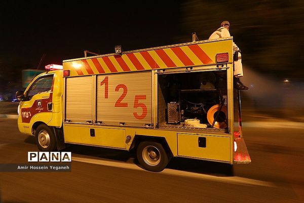 عملیات ضد عفونی مراکز خدماتی جزیره کیش