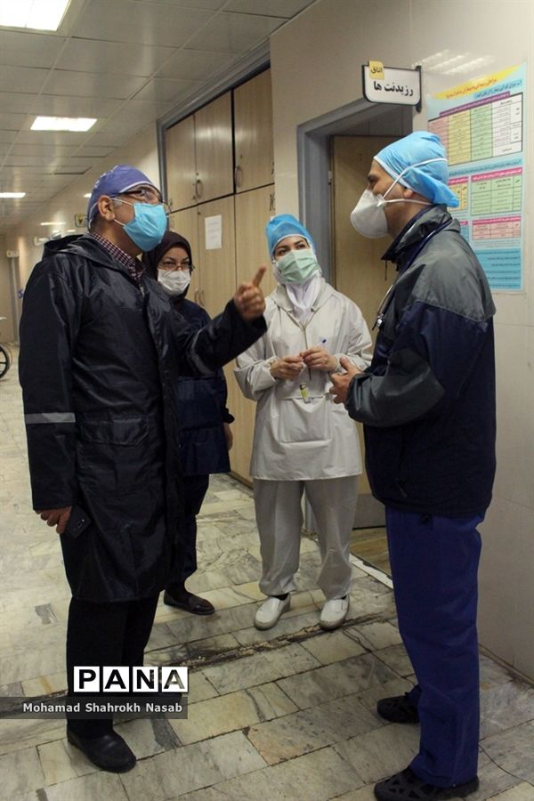 پرستاران بیمارستان رازی اهواز در خط مقدم مبارزه با کرونا ویروس