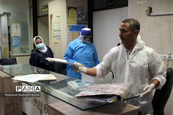 پرستاران بیمارستان رازی اهواز در خط مقدم مبارزه با کرونا ویروس