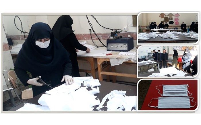آغاز تولید ماسک بهداشتی و قابل شستشو + عکس
