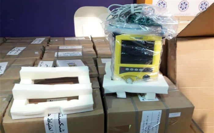 75 دستگاه تنفسی به بیمارستان‌های مازندران تحویل داده شد