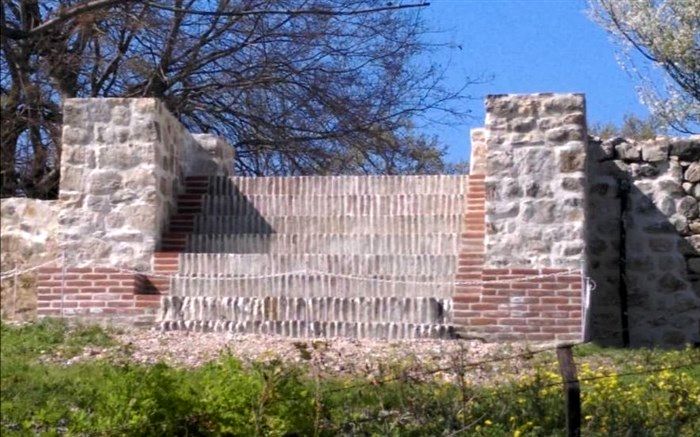 پلکان شرقی پایگاه میراث جهانی باغ عباس‌آباد مرمت شد