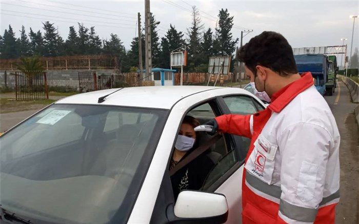 تب سنجی وغربالگری 4074 نفر  توسط هلال احمر استان زنجان