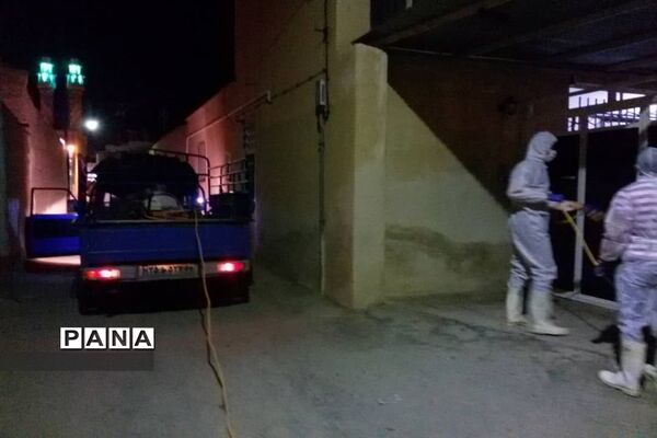 ضدعفونی معابر عمومی ابرکوه