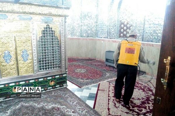 مقابله با کروناویروس در روستای عبا‌س‌آباد شهرستان ساری