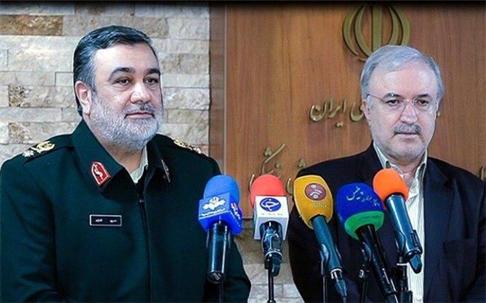 پیام فرمانده ناجا به وزیر بهداشت