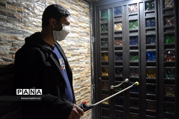 ضدعفونی معابر و سطح شهر در بیرجند