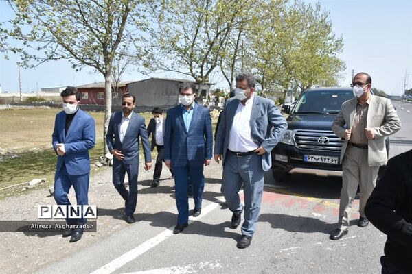 بازدید استاندار مازندران از ورودی‌های بابل، بابلسر و فریدونکنار