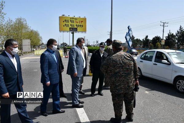 بازدید استاندار مازندران از ورودی‌های بابل، بابلسر و فریدونکنار