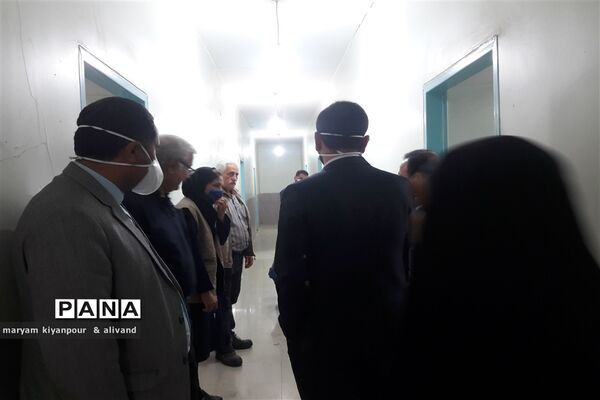 بازدیدسرپرست آموزش و پرورش شهرستان مسجدسلیمان از ستادهای مردم نهاد