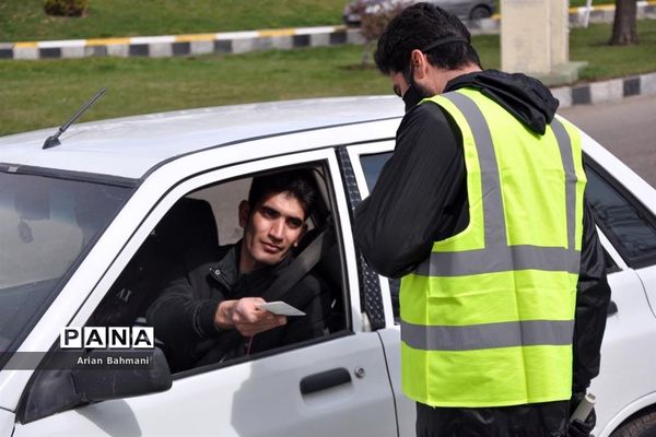 کنترل عبور و مرور ورودی‌های شهرزنجان