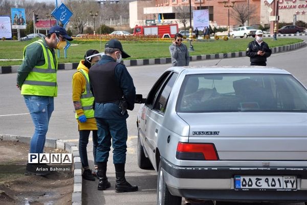 کنترل عبور و مرور ورودی‌های شهرزنجان