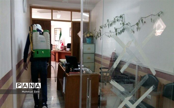 گندزدایی و ضدعفونی محیط توسط ادارات قزوین انجام شود