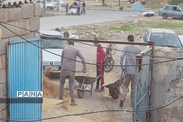 فعالیت مردمی گروه جهادی جهادگران انقلابی شهرستان امیدیه