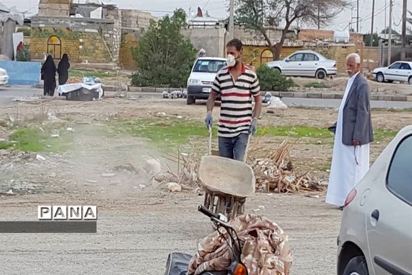 فعالیت مردمی گروه جهادی جهادگران انقلابی شهرستان امیدیه