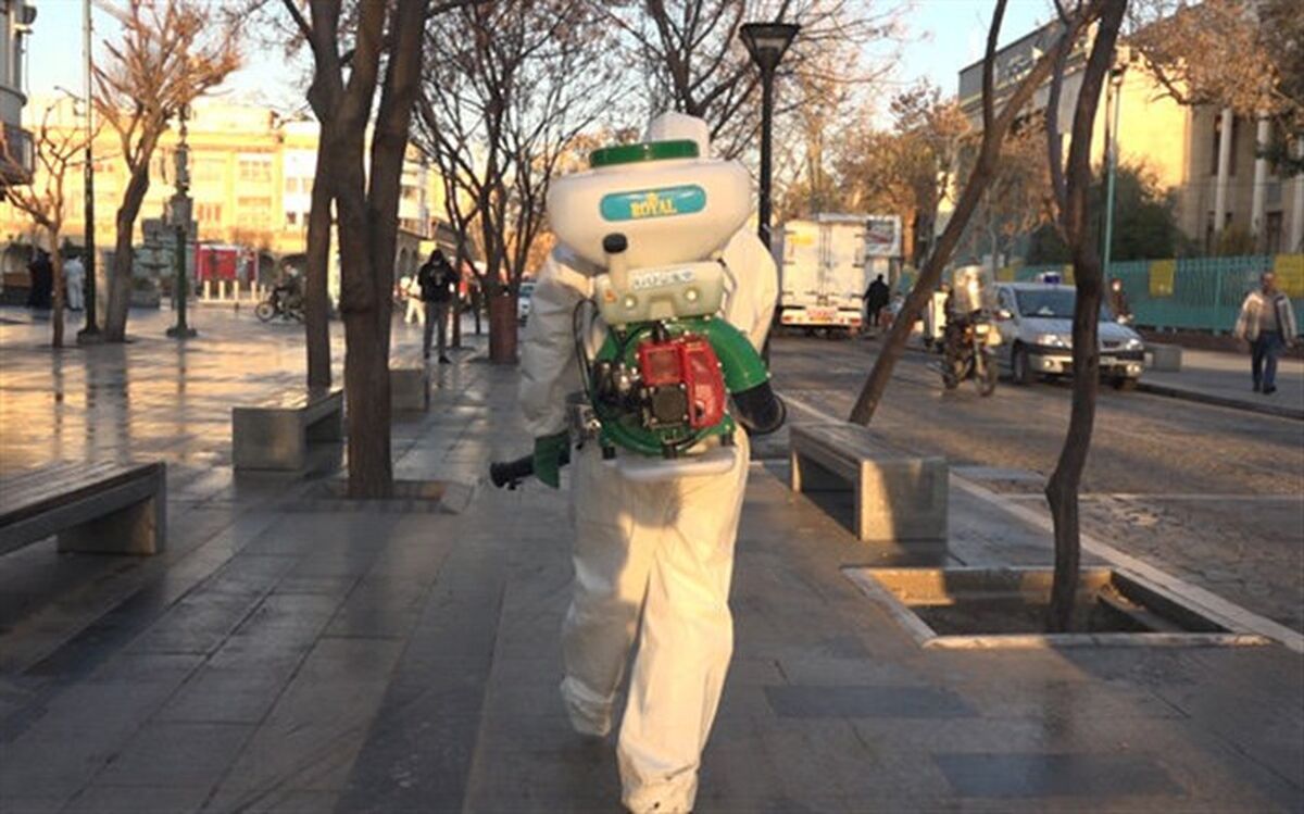 شست‌وشوی روزانه پایتخت با ۷۵هزار لیتر محلول ضدعفونی کننده