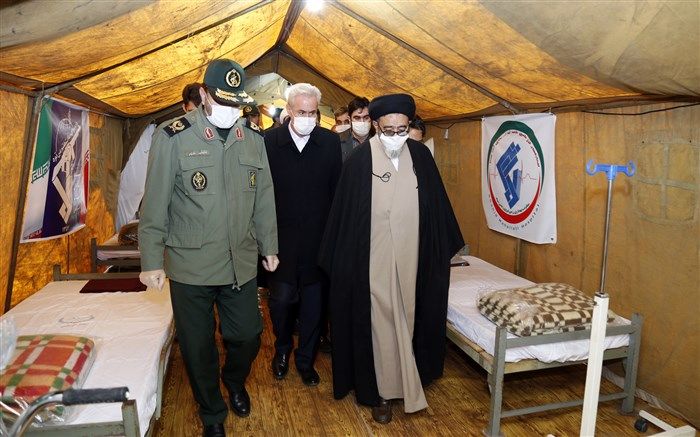 سپاه و بسیج در صحنه پشتیبانی از مدافعان سلامت حضور فعال دارند