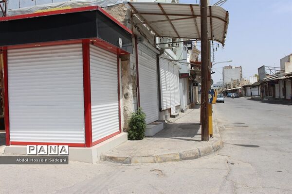 بازار بوشهر همچنان تعطیل است