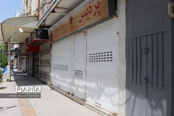 بازار بوشهر همچنان تعطیل است
