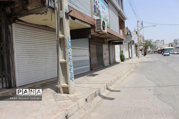 بازار بوشهر همچنان تعطیل است
