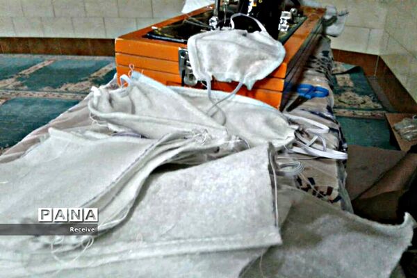 تولید ماسک و محلول ضدعفونی در مدارس فارس