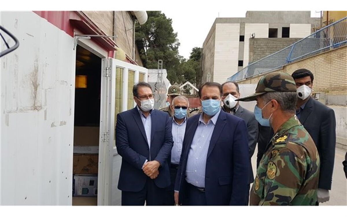 بازدید استاندار از نقاهتگاه بیماران مبتلا به کرونا در مجتمع ورزشگاهی شهید آیت الله دستغیب