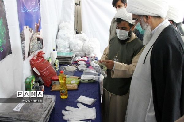 بازدید نماینده ولی فقیه در استان و امام جمعه بوشهر از کارگاه‌های مردمی تولید اقلام بهداشتی