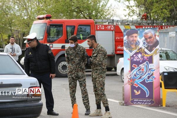پخش شکلات جشن نیمه شعبان در فریدونکنار