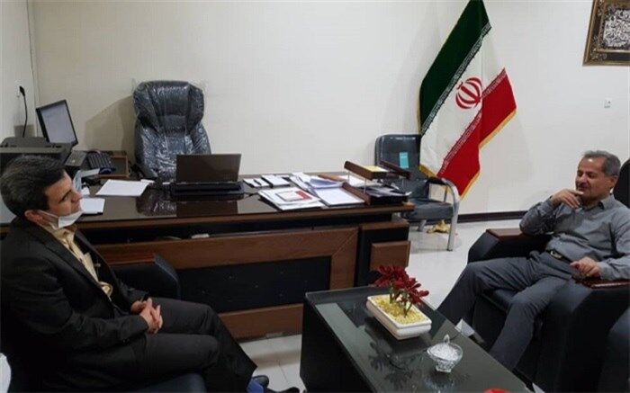 دیدار مدیرکل دامپزشکی استان با فرماندار شهرستان لردگان