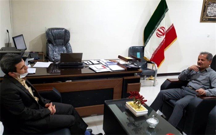دیدار مدیرکل دامپزشکی استان با فرماندار شهرستان لردگان