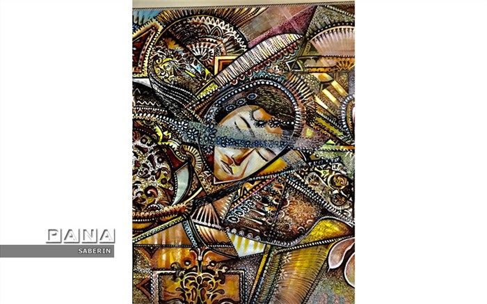 نمایشگاه مجازی نقاشی دبیرستان صابرین منطقه 1