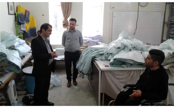 حضور رییس سازمان دانش آموزی استان همدان در موسسه نیکوکاری توان یاران صبح الوند