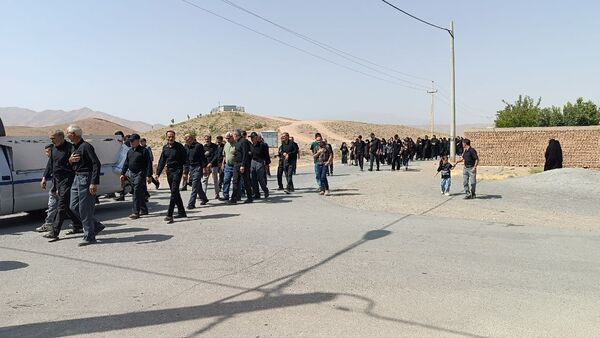 عزاداری مردم روستای جلماجرد در تاسوعای حسینی