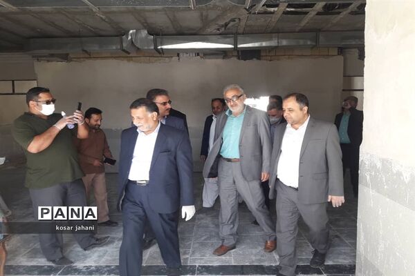 بازدید رئیس سازمان نوسازی مدارس کشور از پروژه های در حال ساخت سیستان وبلوچستان